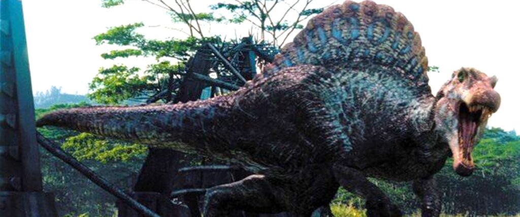 『ジュラシック・パーク+ワールド』に登場する肉食恐竜_スピノサウルス・エジプティアクス：Spinosaurus Aegyptiacus