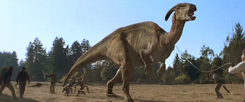 『ジュラシック・パーク+ワールド』に登場する草食恐竜_パラサウロロフス：Parasaurolophus