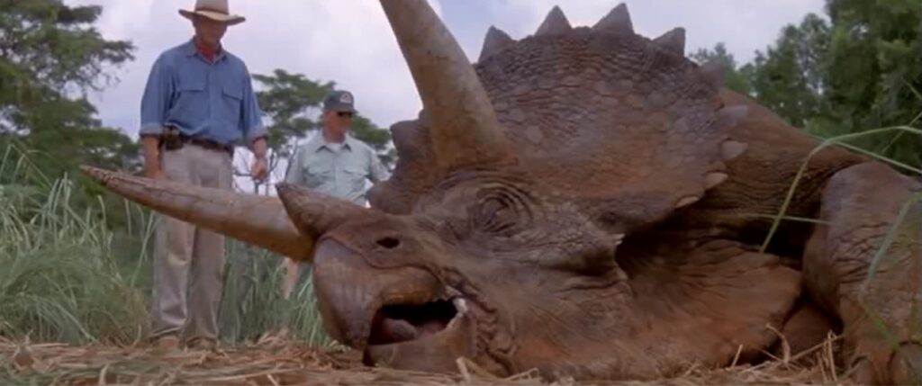 『ジュラシック・パーク+ワールド』に登場する草食恐竜_トリケラトプス：Triceratops